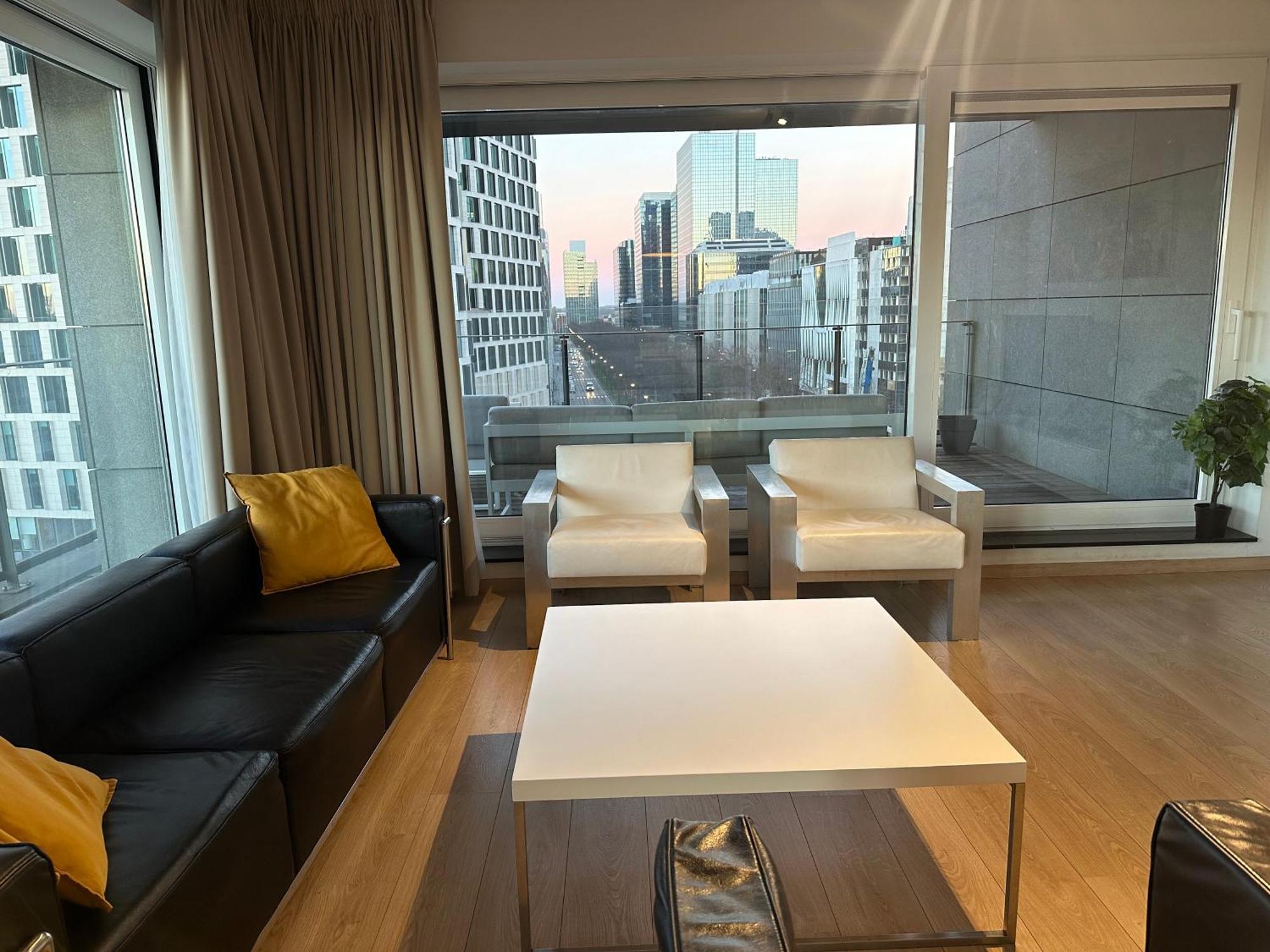 Apartment With Stunning View In City Center Brussels Ngoại thất bức ảnh