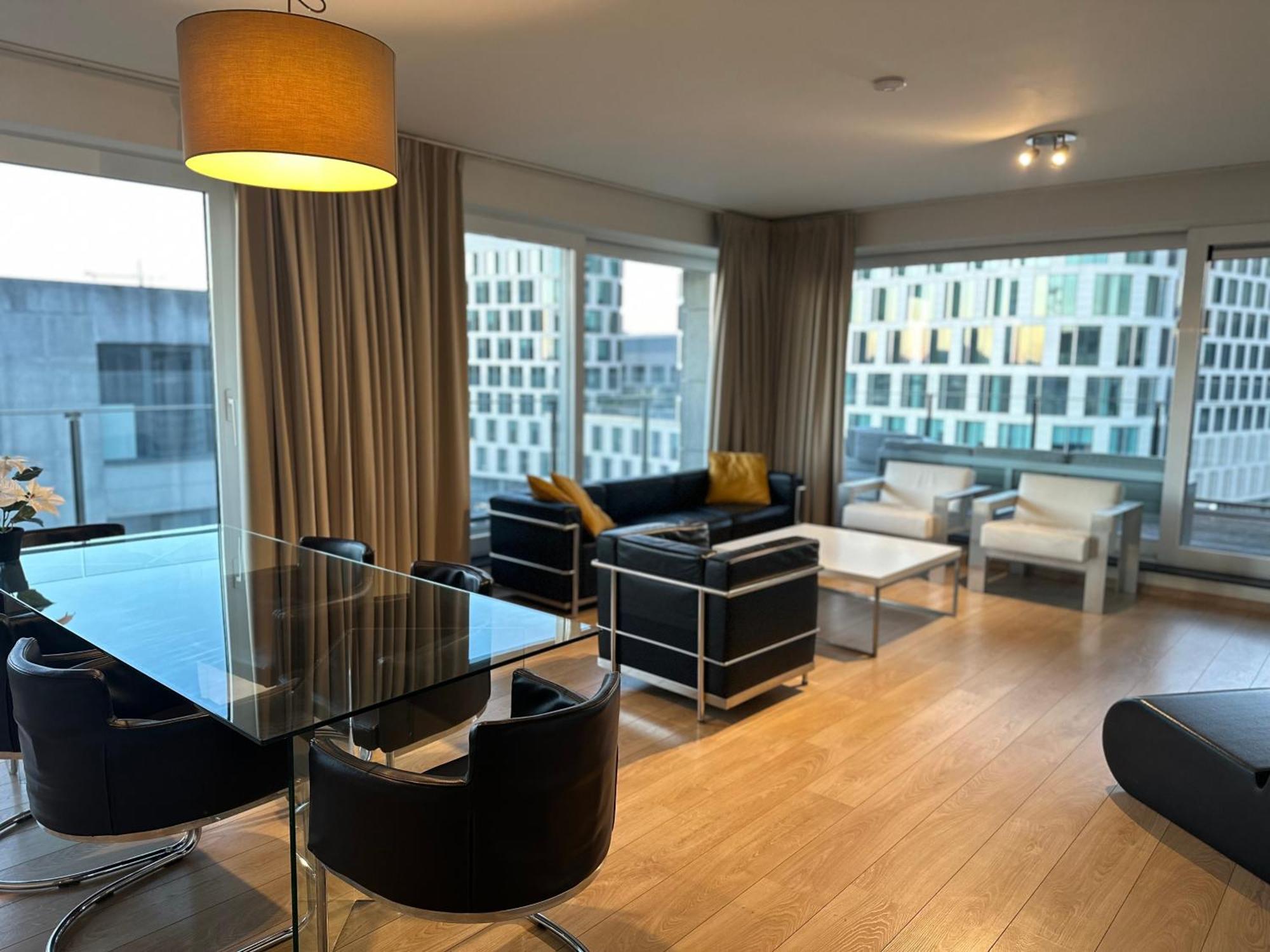 Apartment With Stunning View In City Center Brussels Ngoại thất bức ảnh