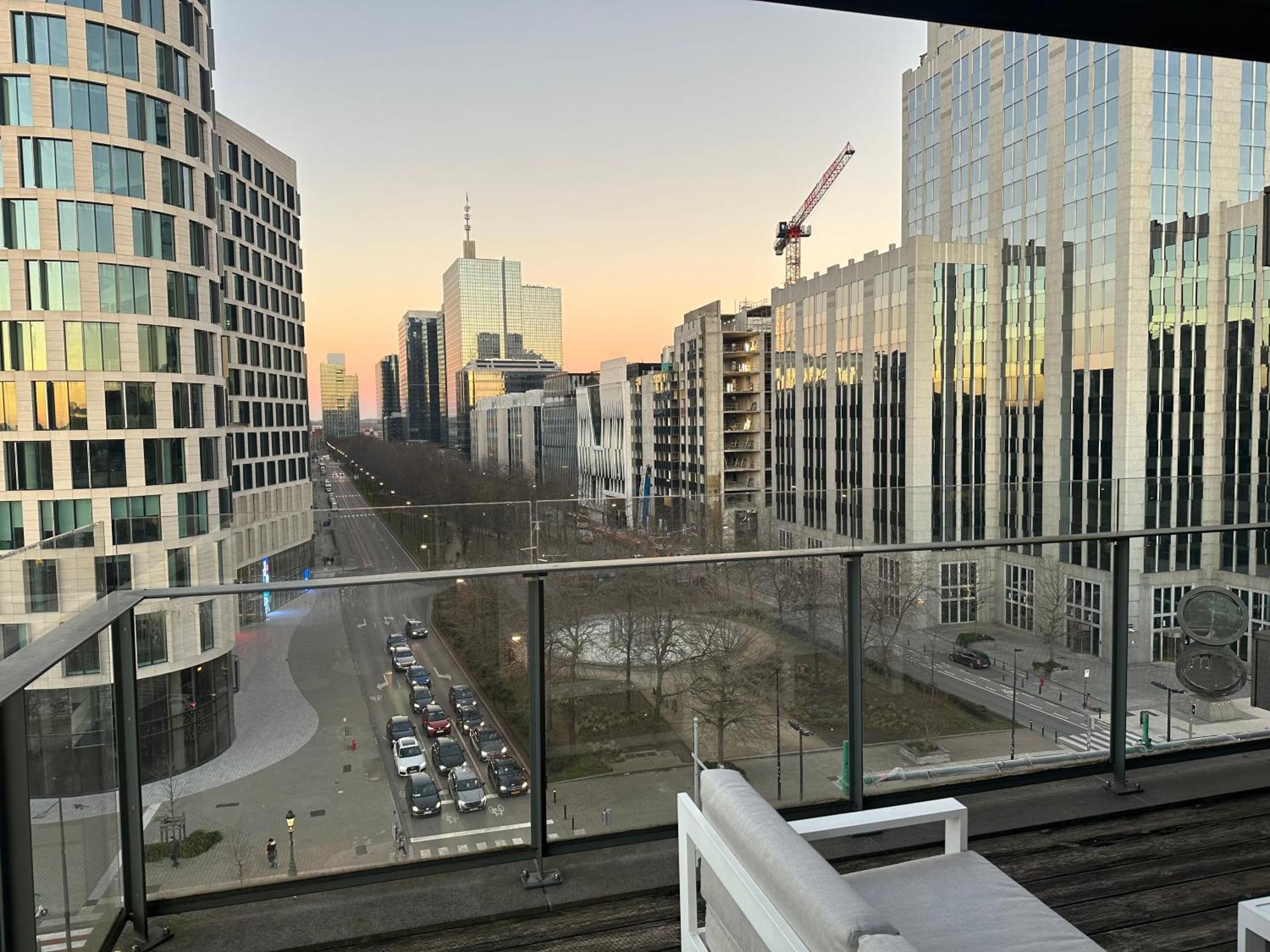 Apartment With Stunning View In City Center Brussels Ngoại thất bức ảnh